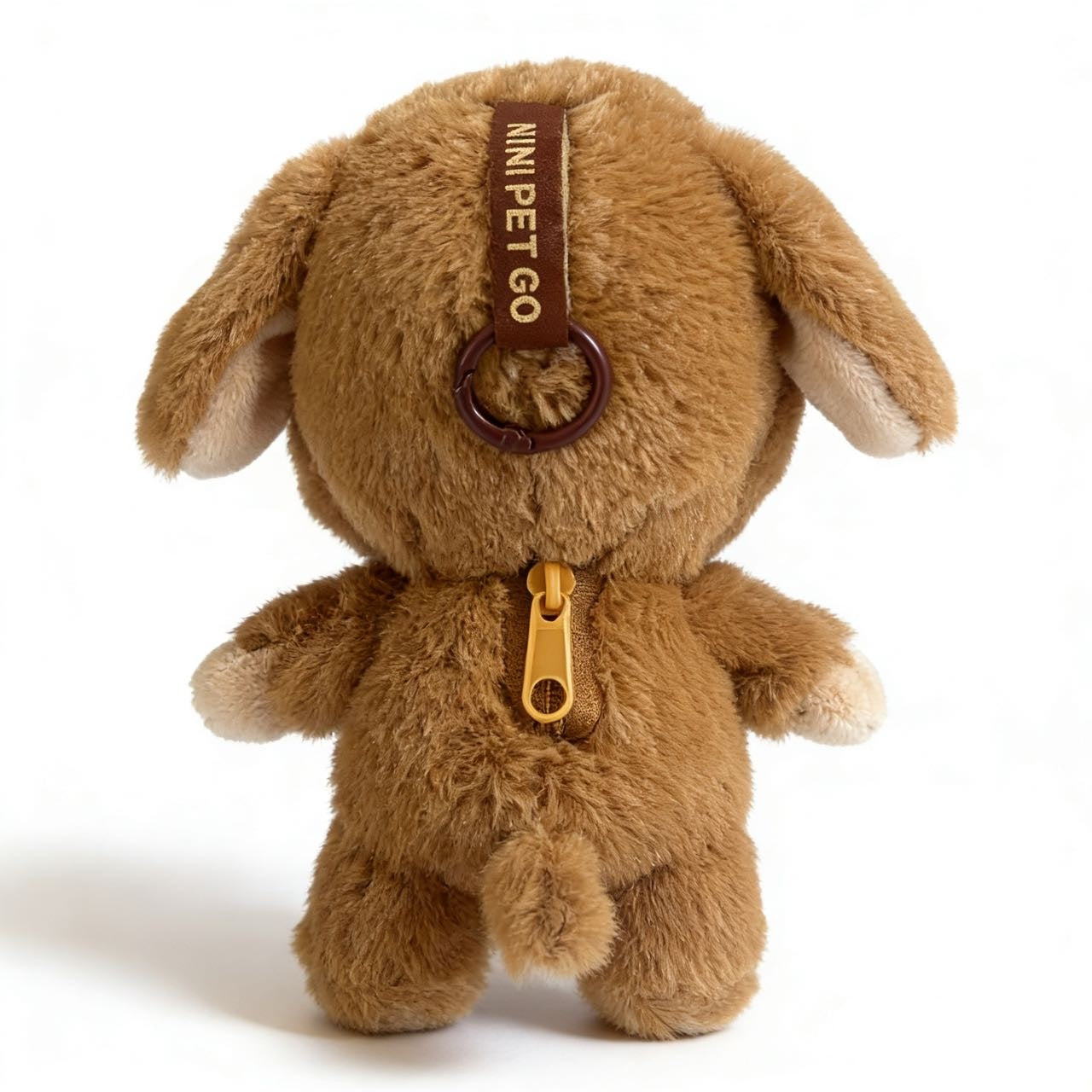 Pet Memorial Plush Dog Keychain with Keepsake Pocket for Pet Hair or Pet Photo Soft Texture for Bag Keys Car Pet Carrier Ideal for Pet Lovers